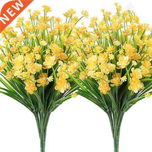 20 Bunches of Artificial Flowers for Outdoor Decoration, Out
