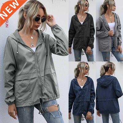 Women Hoodie Outdoor Raincoat Jack 连帽衫女 户外防雨夹克外套