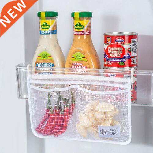 3PCS Refrigerator Storage Mesh Bag Household Classification