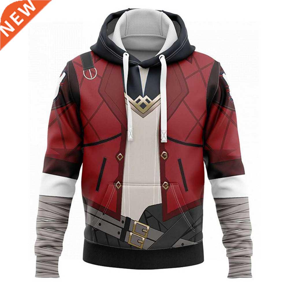 Arcane LOL VI Cosplay Hoodie Hood Pullover Sweatshirt Setwea