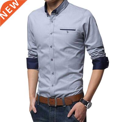 Legible Casual Social Formal shirt Men long Sleeve Shirt Bus