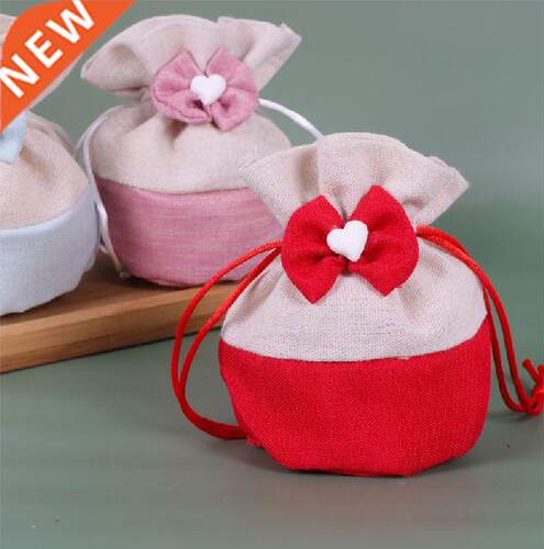 2022 Luxury New creative drawstring polyester Cotton Linen