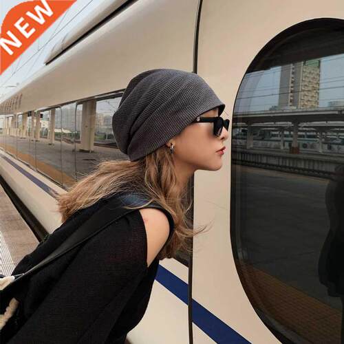 2022 Women Thn Caps Smple Sold Rolled Hem Hat Blends Soft