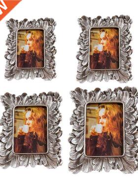 Picture Frame Deluxe Floral Design Embossed Leaves Photo Hol