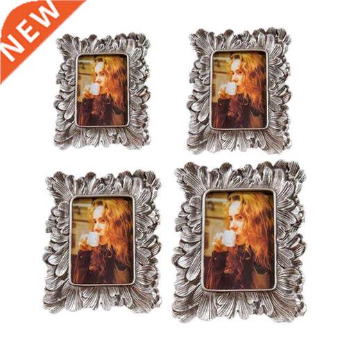 Picture Frame Deluxe Floral Design Embossed Leaves Photo Hol