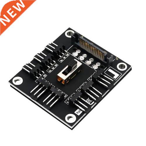 Wholesle 1 to 8 3Pin Fn Hub Pwm St Molex Splitter PC Min