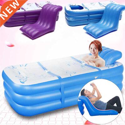165x85x45cm Blue Large Sze nflatable Bath Bathtub SPA PVC