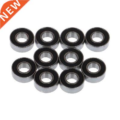 10pcs Deep Groove Ball Miniature Bearing MR115-2RS Black