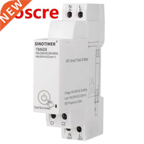 100-240VAC Single Phase WIFI Home Energy Meter with Timer Sw