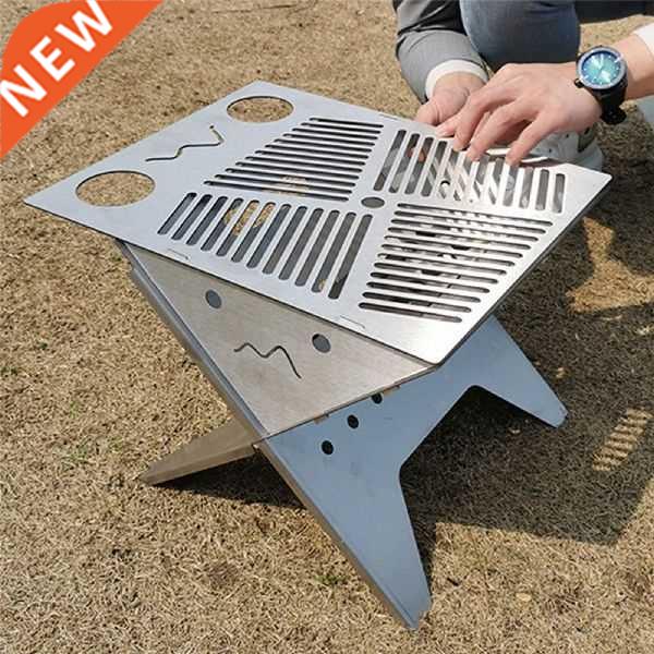Folding BBQ Grill Barbecue Charcoal Grill Portable Folding