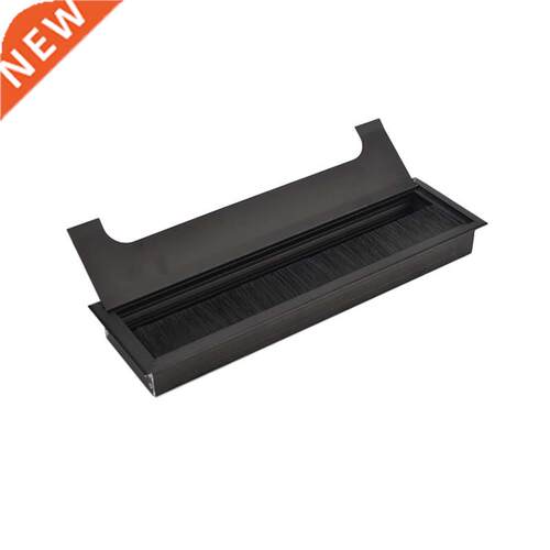 Aluminum Alloy Table Desk Rectangle Wire Cable Grommet Hole