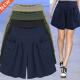 Size Solid Casual Women Loos Waist Plus Elastic Summer Color
