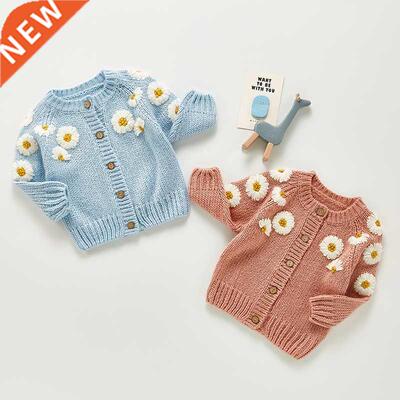 Spring Baby Girls Embroider Cardigan Coat Clothing Autumn Ba