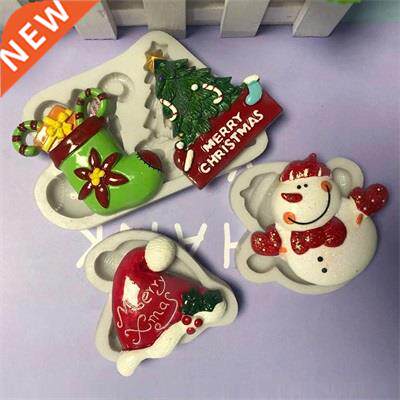 3D Hat Christmas Silicone Mold Decor Cake Chocolate Fudge