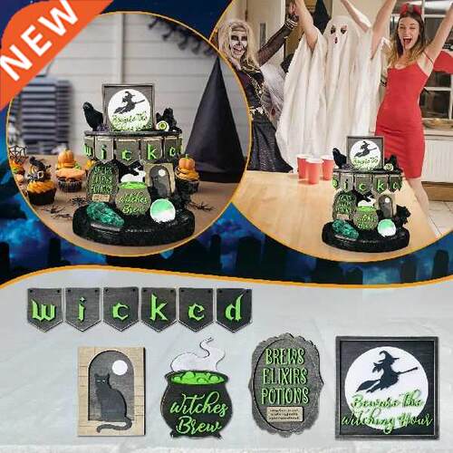 Halloween Tiered Tray Decorations Halloween Gnome Decor