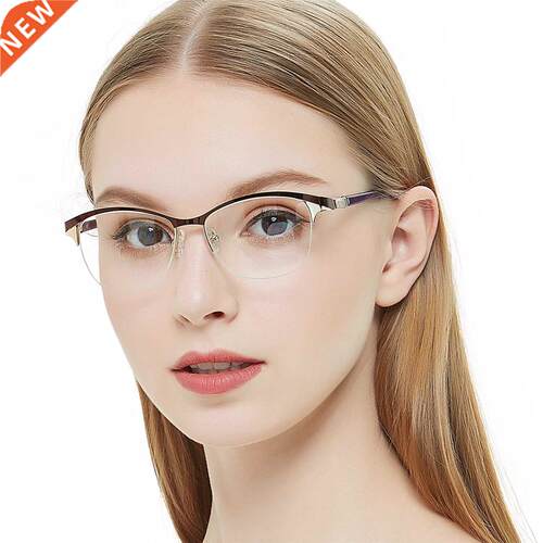 Metal Glasses Frame Women Vintage Eyeglasses Frames Prescrip