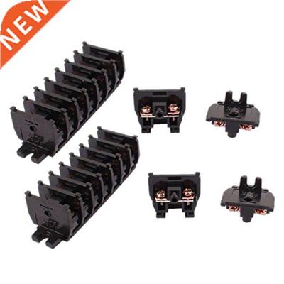 20pcs 600V 10A Rail Mounted Assembled Terminal Block Cable C