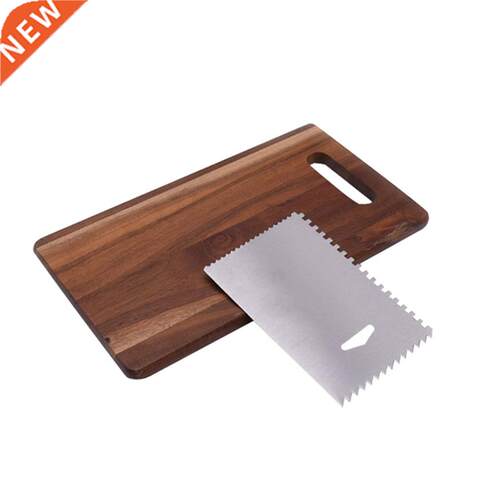 2 PCS Stainless Steel Cake Scraper Trapezoidal Cake Scraper