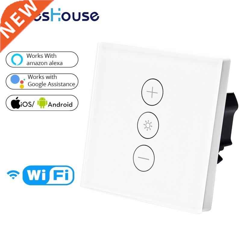 EU/UK WiFi Smart Wall Touch Light Dimmer Switch Smart Life/