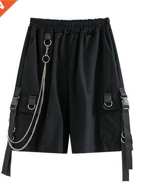 2021 Solid Men's Shorts Summer Mens Beach Shorts Ribbons Bla