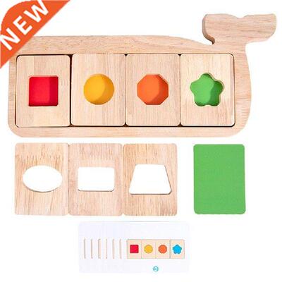 Montessori Geometry Color Separation Puzzle Wooden Toys