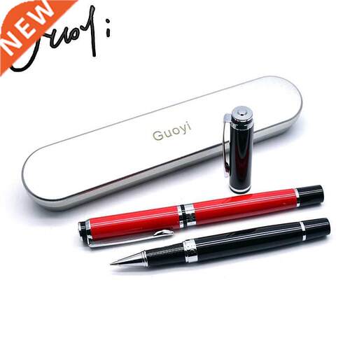 Guoyi Q033 Heavy feel Steel shell Gel pen Metal high end bu