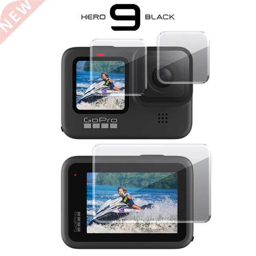 Tempered Glass Screen Protector ver Case for GoPro Hero 9 Bl
