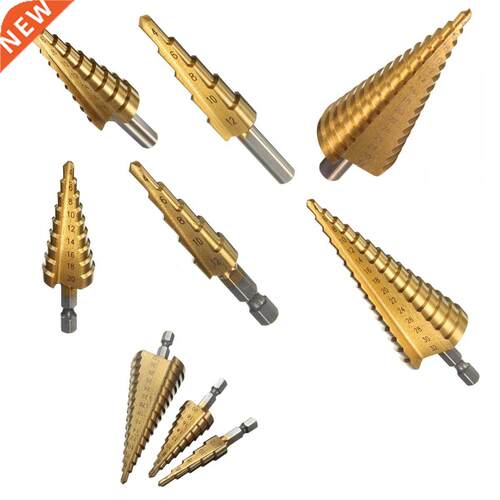 HSS drill Step drill Tapered Titanium 1/4 Hexagonal Rod For