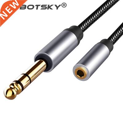 6.5mm Male to 3.5mm Female Audio AUX Cable Headset Micropho