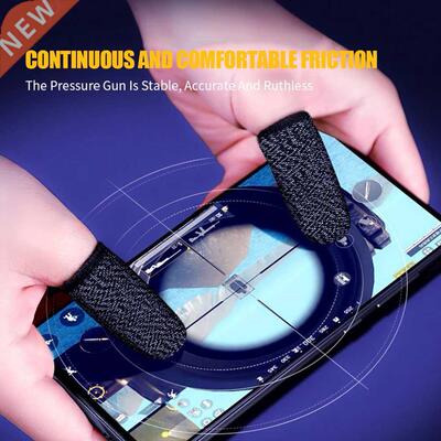 2Pcs Mobile Game Controller Finger Sleeve Sets Anti-Sweat Re