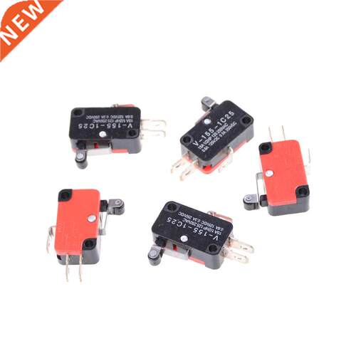 5Pcs Micro Short Hinge Roller Lever Control Limit Switch SPD