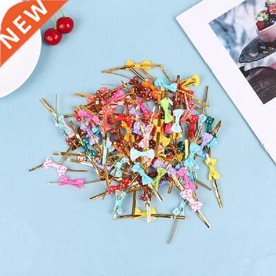 1 Bag Bow Tie Wrapping Golden Wire Bowknot Binding Lollipop