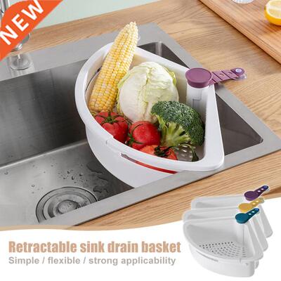 Kitchen Multifunctional Sink Filter Shelf Strainer Drain Bas