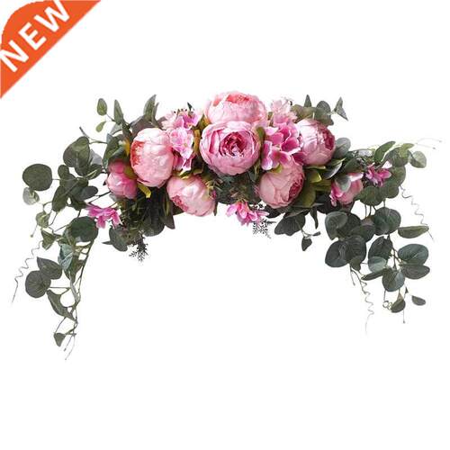 Floral Swag tificial Flowers Peony Wreath Handmade