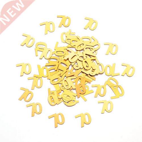 Confetti Table 70 Party Number Birthday Anniversary