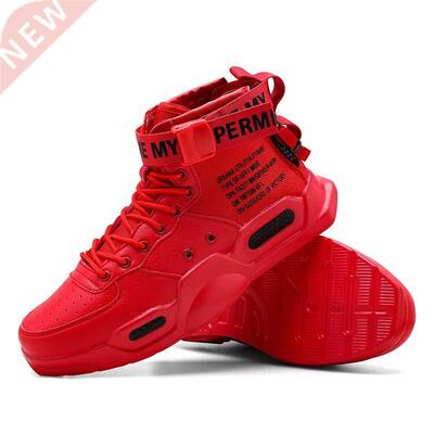 Platform High Top Red Bottom nd Sneakers For Men Hip Hop Cas