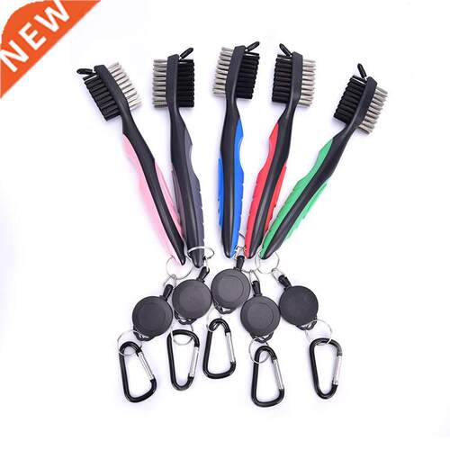1 PC Golf Club Brush Golf Groove Cleaning Brush 2 Sided Golf