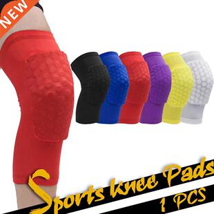 GOBYGO 1PC Honeycomb Knee Pads Basketball Sport Kneepad Voll