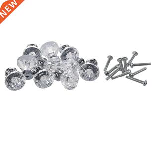 10x Clear Acrylc Drawer Pull Knob Cabnet Chest Bn Handle
