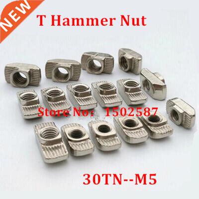 100pcs 30-M5 hammer nut M5 block t slot nuts for 3030 alumin