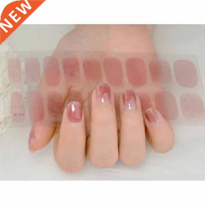Nail Sticker Gel Nail Patch Manicure Semi-baked D French