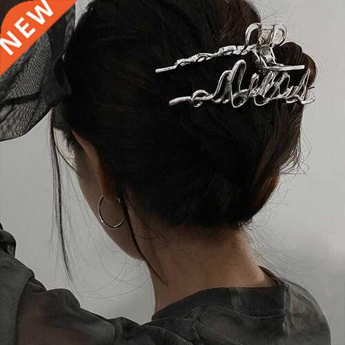 Ruoshui Woman Novelty Irregular Hairpins Punk Style Metal Si