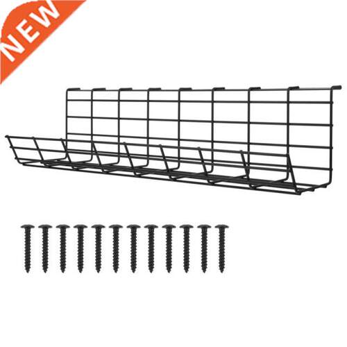 Under Desk Cable Management Tray Wire Cord Power Strip Adapt
