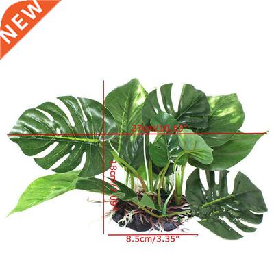 Artificial Green Fake Plastic Plant Plastic Aquarium