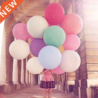 36 inch Big Latex Balloons 1pcs Colorful round heart Helium
