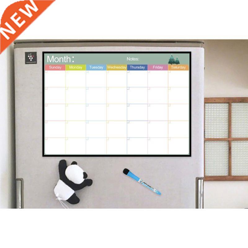 A Magnetic Monthly Planner Whiteboard Fridge Magnet Weekly
