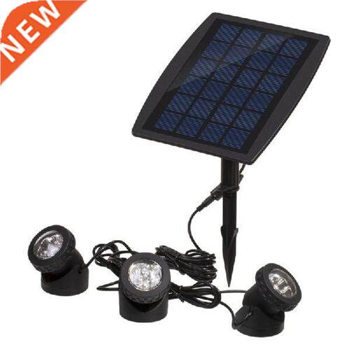 Solar Three Head Underwater Light Outdoor Solar Lamp