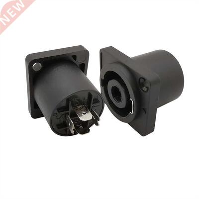 10Pcs XLR 4 Pin Speakon Panel Mount Board Connector 4 Poles