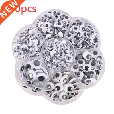 800PCS Mixed 4/5/6/7/8/10/12mm Self-adhesive Moving Eyes For