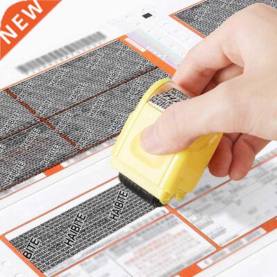 1PC Stamp Seal Roller Theft Protection Code Guard Your ID